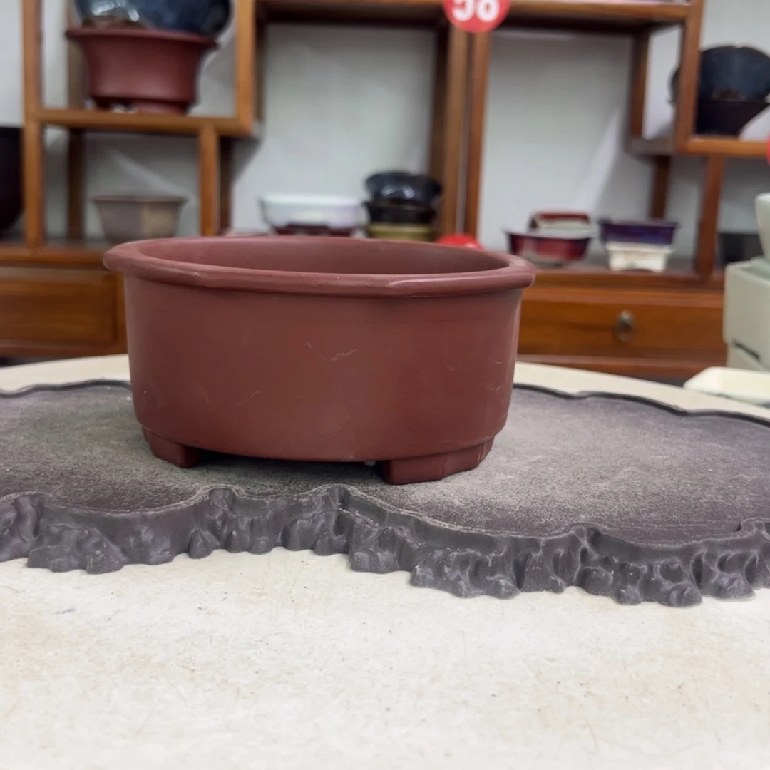 紫砂花盆瑕疵6.5-14。。。