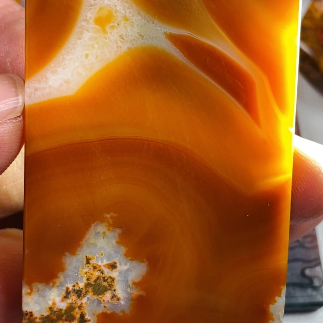 风***火玛瑙/玉髓未镶嵌颈饰