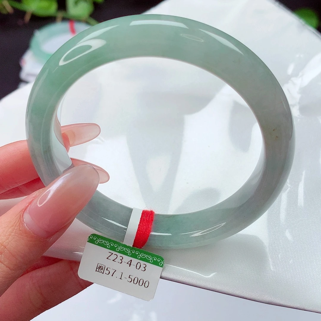 翡翠未镶嵌手镯缅甸天然a货翡翠手镯