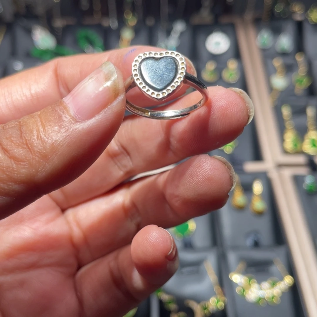 翡翠银S925镶嵌颈饰