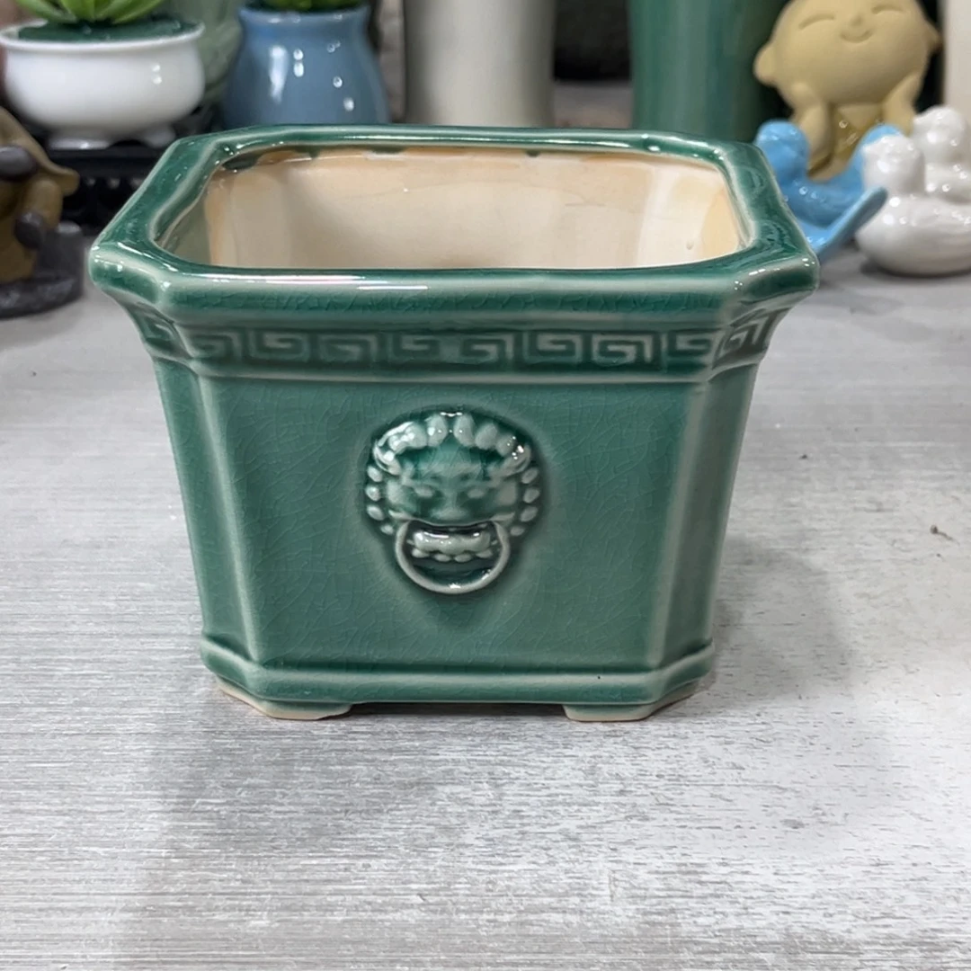 陶瓷绿植多肉微瑕花盆口径13*9.5