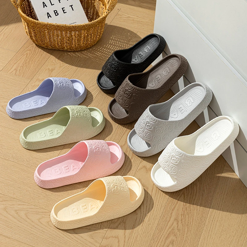 【2双】EVA拖鞋夏季新款家居厚底居家室内浴室防滑防臭洗澡外穿静音