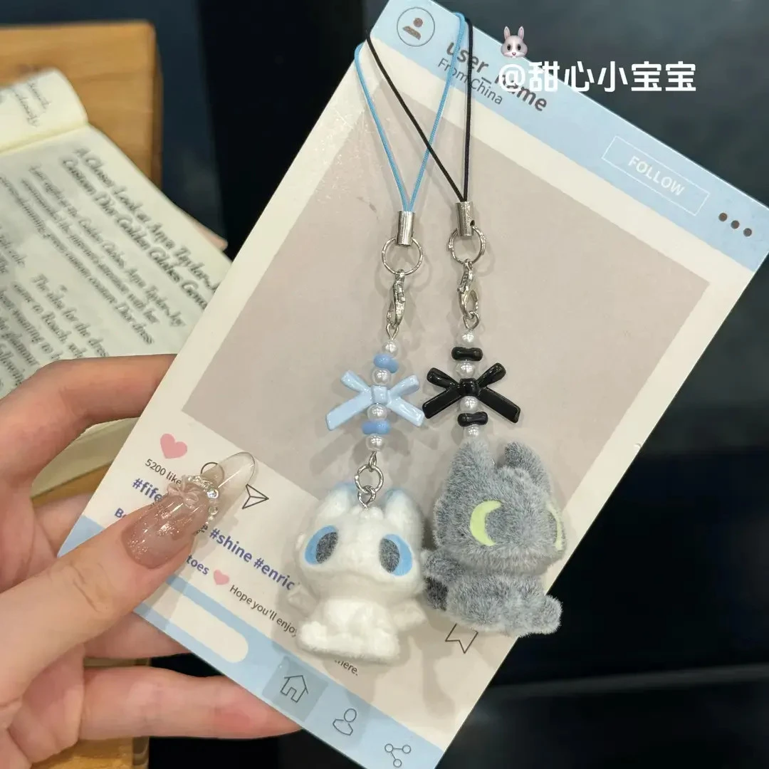 无牙仔和光煞情侣闺蜜训龙高手梦幻联动可爱钥匙链学生包挂件礼物