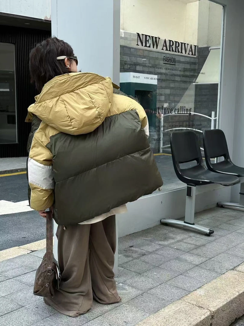 YRF-9903 拼色 儿童渐变印花防寒服 工装大口袋 帅气渐变