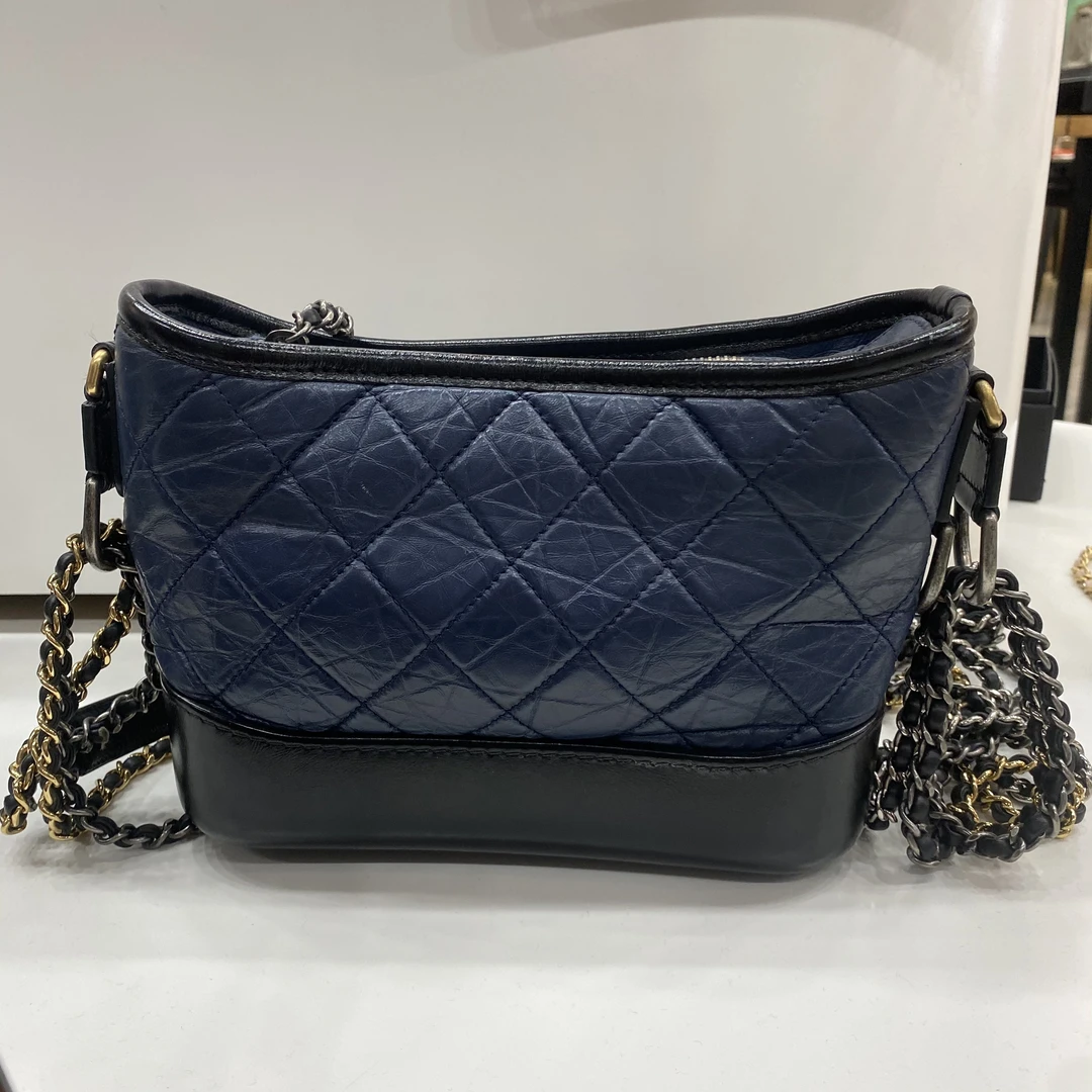 99新 Chanel/香奈儿 香奈儿流浪包小号 蓝色