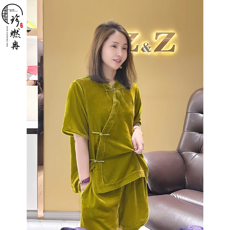 【珍珍新中式】【碧影琼露】夏季新款气质时尚新中式国风上衣S-11827