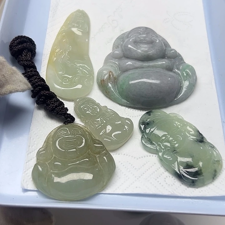 林***林翡翠未镶嵌颈饰天然翡翠049