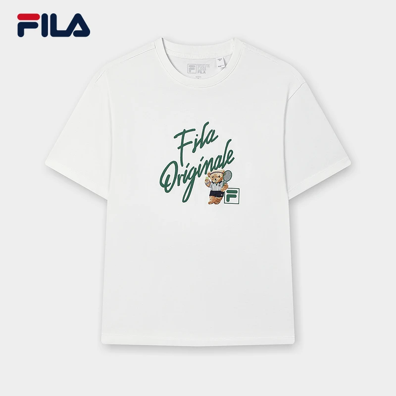 Fila/斐乐短T运动时尚休闲百搭夏季圆领简约舒适经典F11W529126F