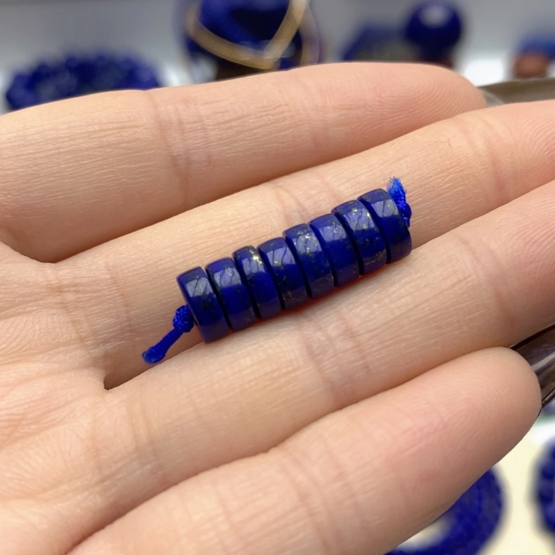 青金石未镶嵌隔片7mm