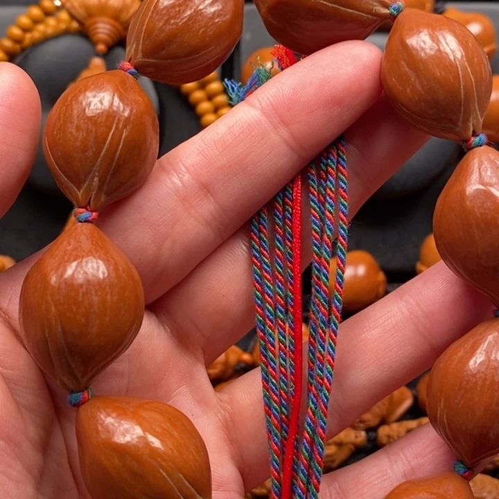 手串橄榄核20四花串