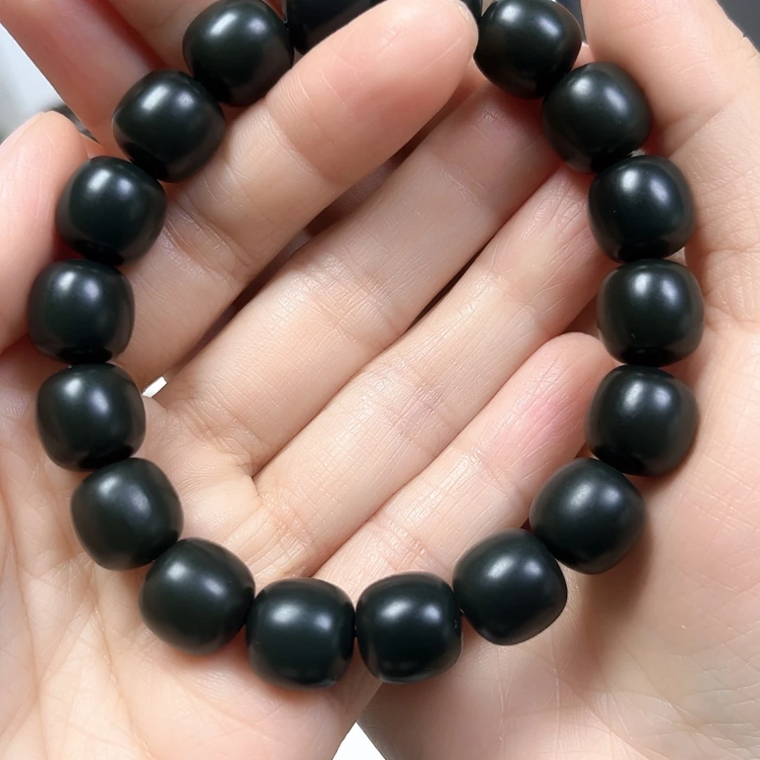 和田玉未镶嵌手链卡12老形珠珠宝级货头