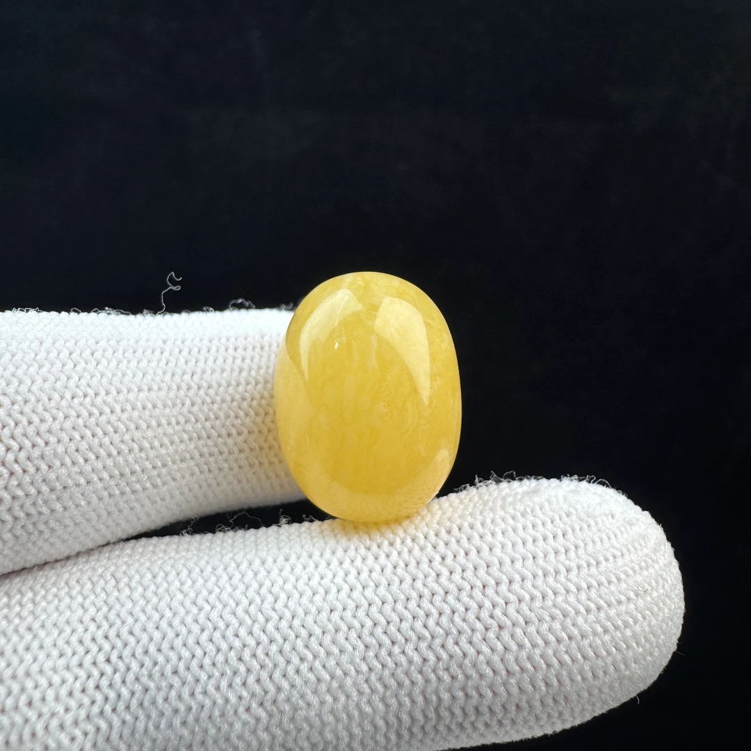 F1537天然原矿蜜蜡 枣珠15*20mm支持复检假一罚十