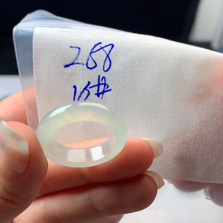 愿***往定制翡翠未镶嵌戒圈