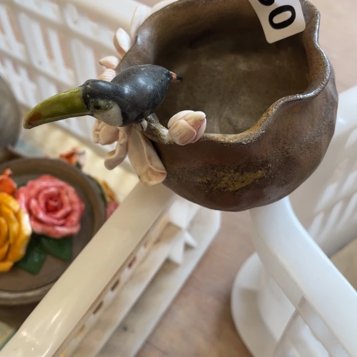 手工制作陶瓷茶具茶杯青蛙