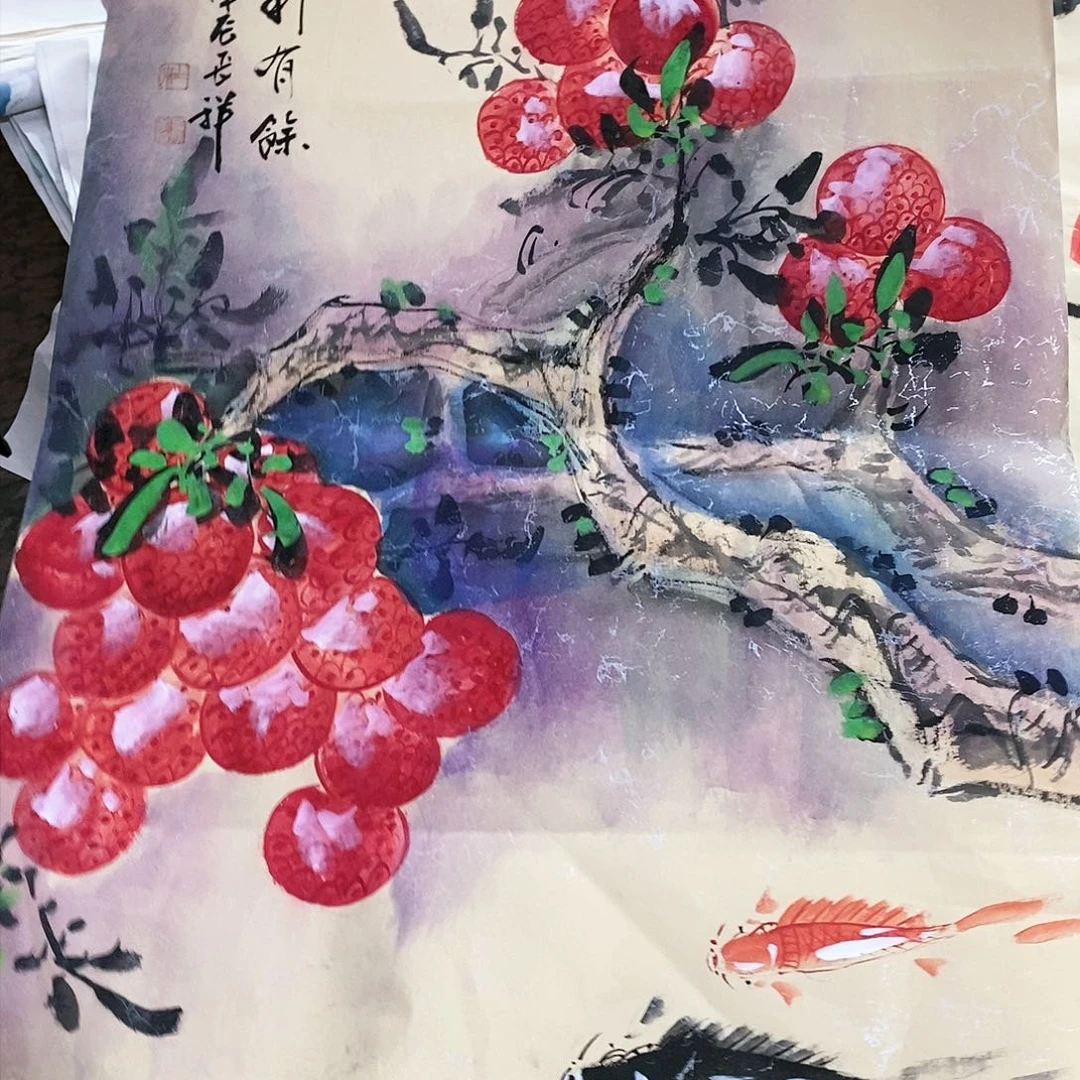 国画国画手绘书法作品