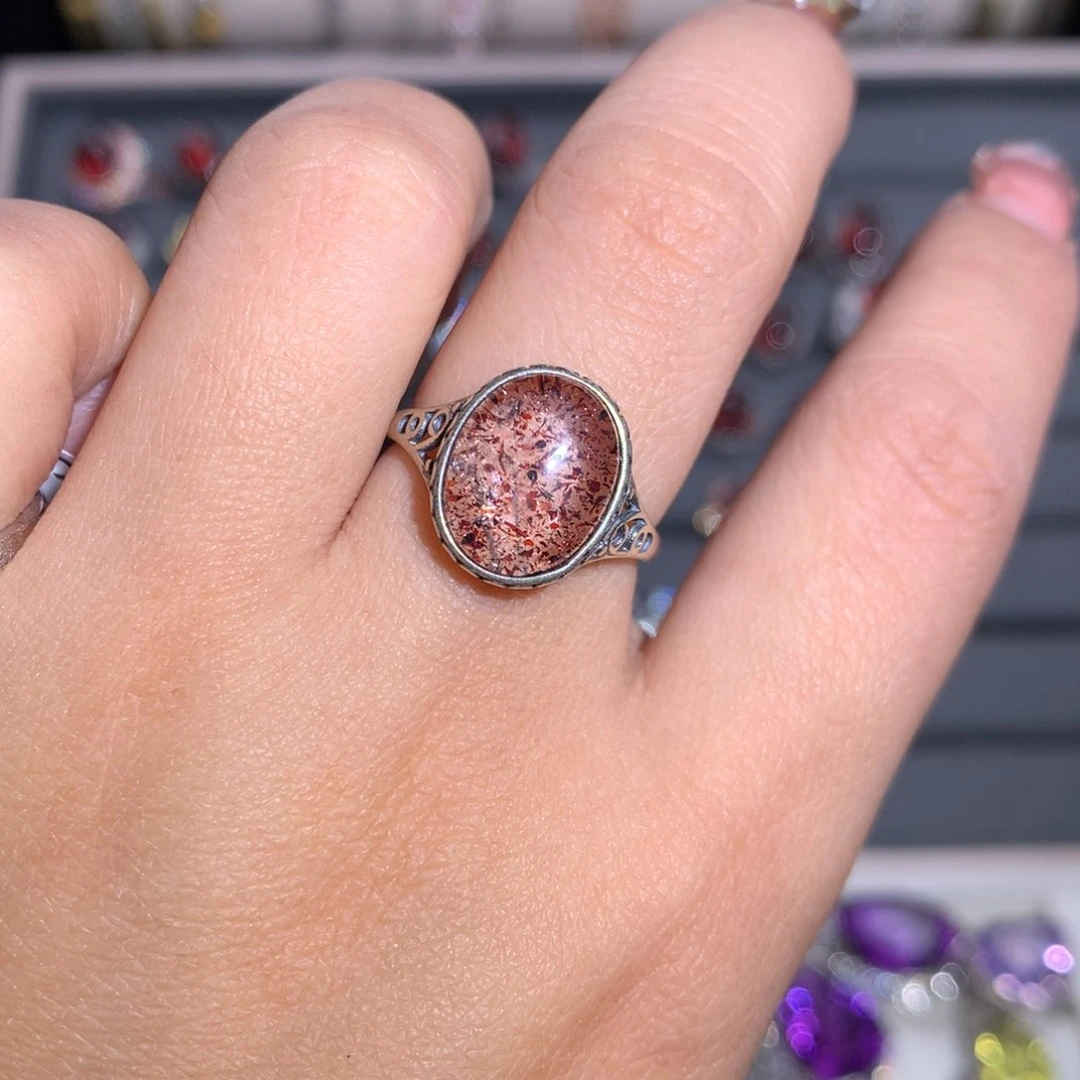 【闪购商品】水晶戒指银S925镶嵌⭐****⭐戒指