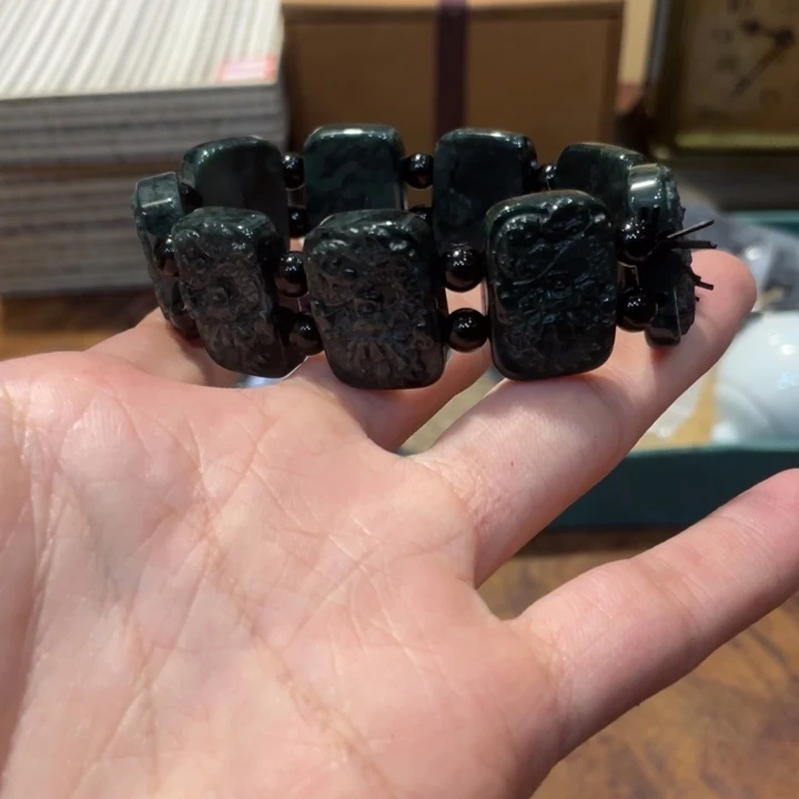 石材小六古美术工艺品摆件