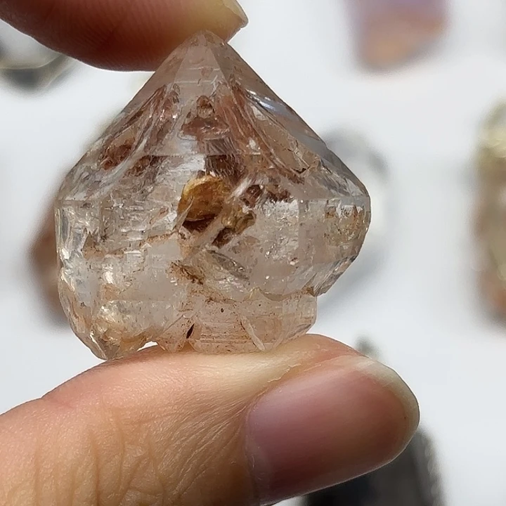 未镶嵌水晶颈饰巴基斯坦红泥闪灵钻27mm+