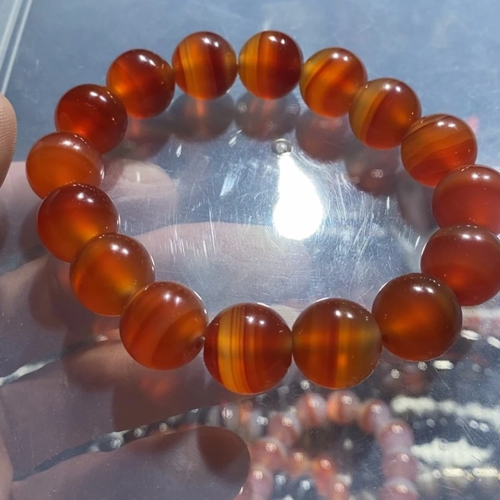 玛瑙/玉髓手串未镶嵌包*