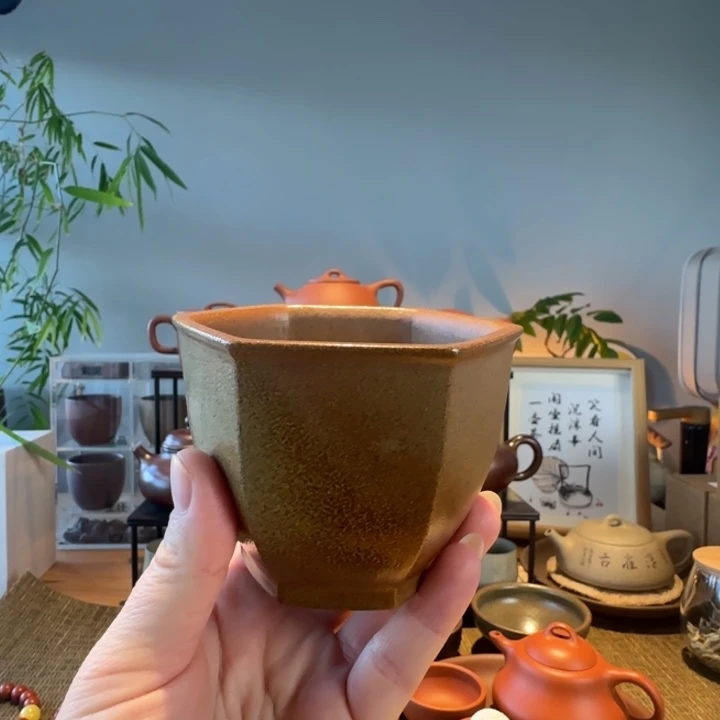 茶叶罐紫砂柴烧主人杯