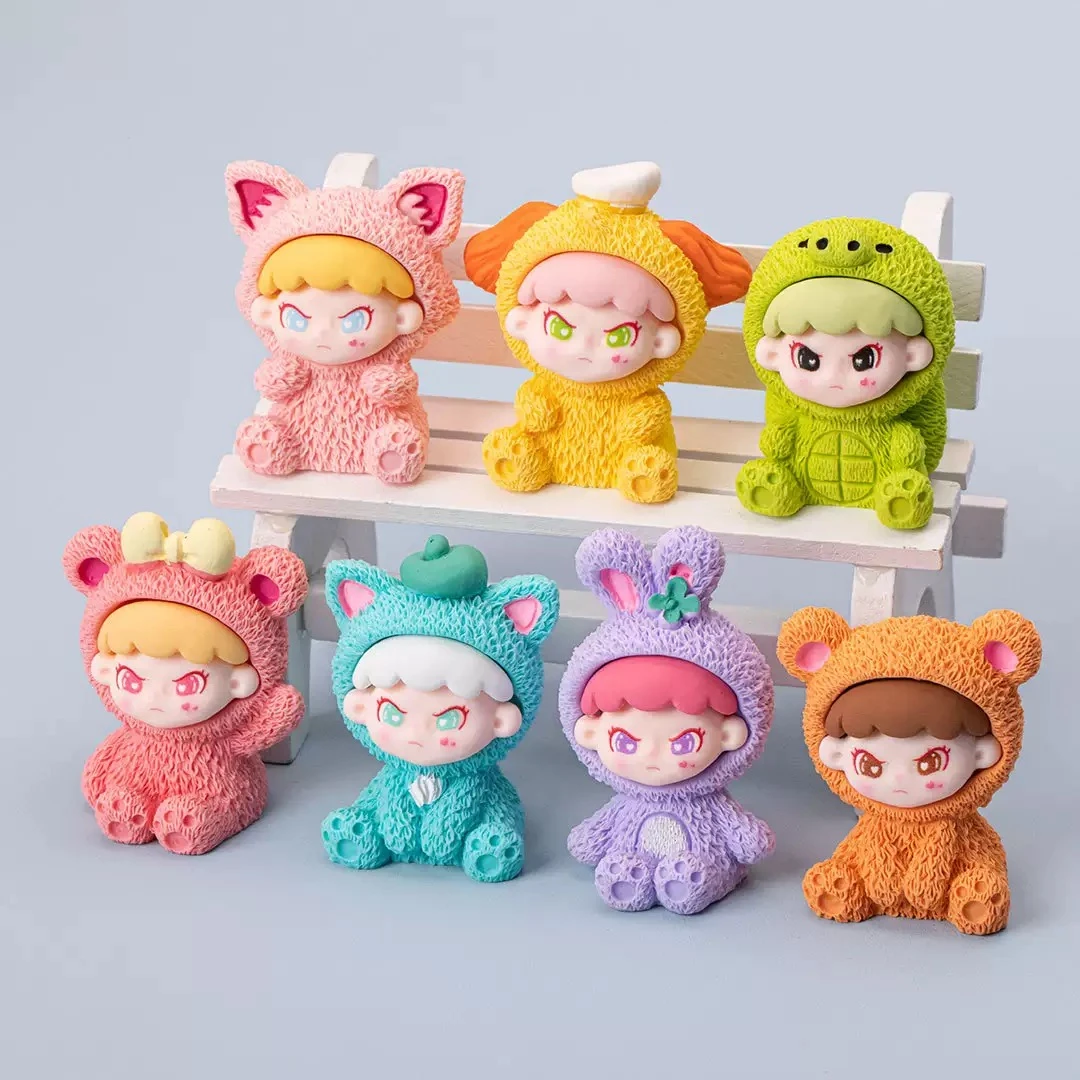 (九宫格 对对碰) 迪迪尼系列大表姐萌粒创意树脂工艺DIY饰品摆件