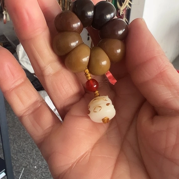 吊坠白玉菩提手捻