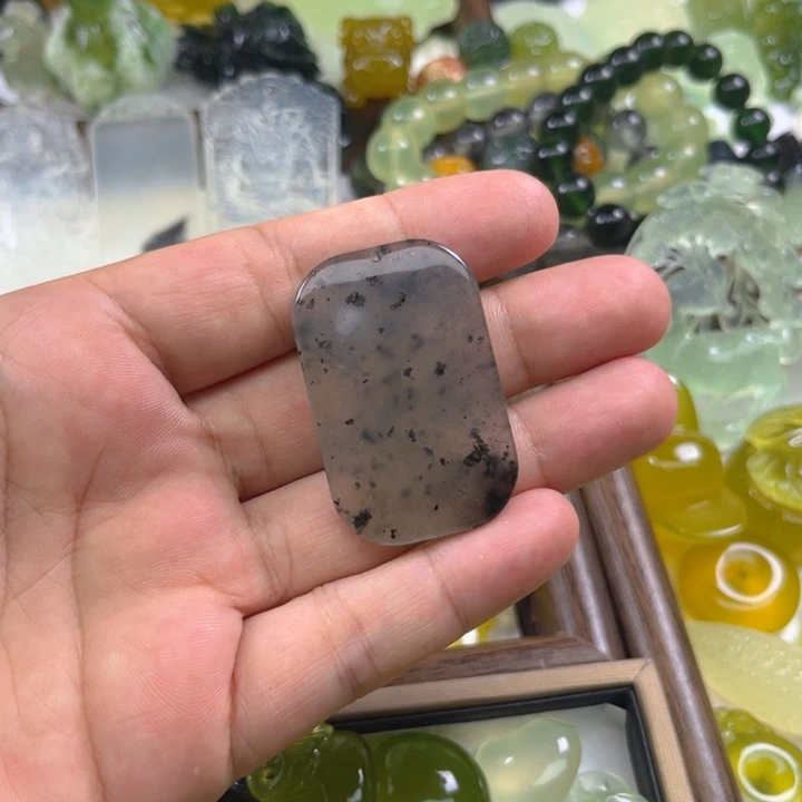 未镶嵌岫玉吊坠(不含链)