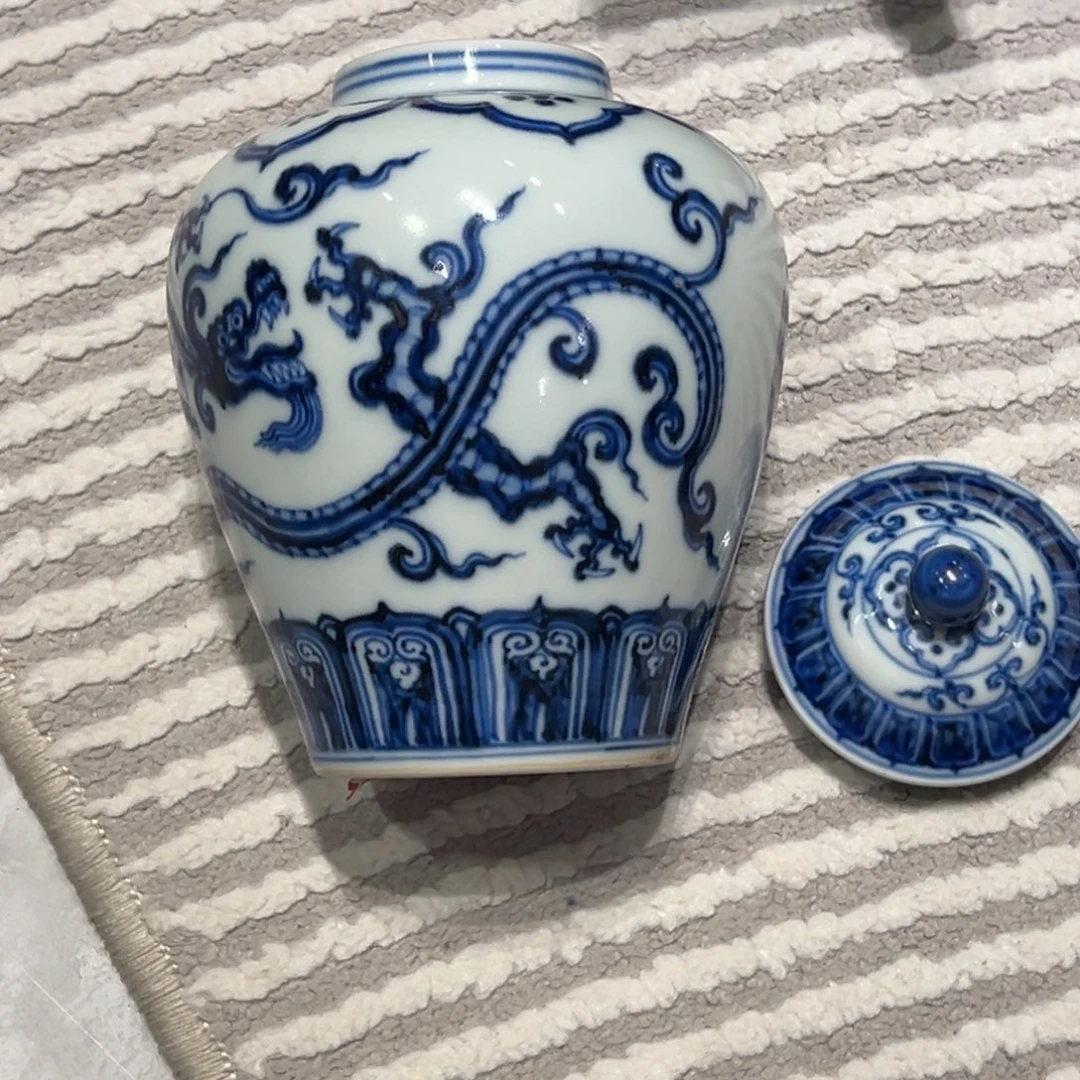 放***爱青花瓷器的瓷器123456