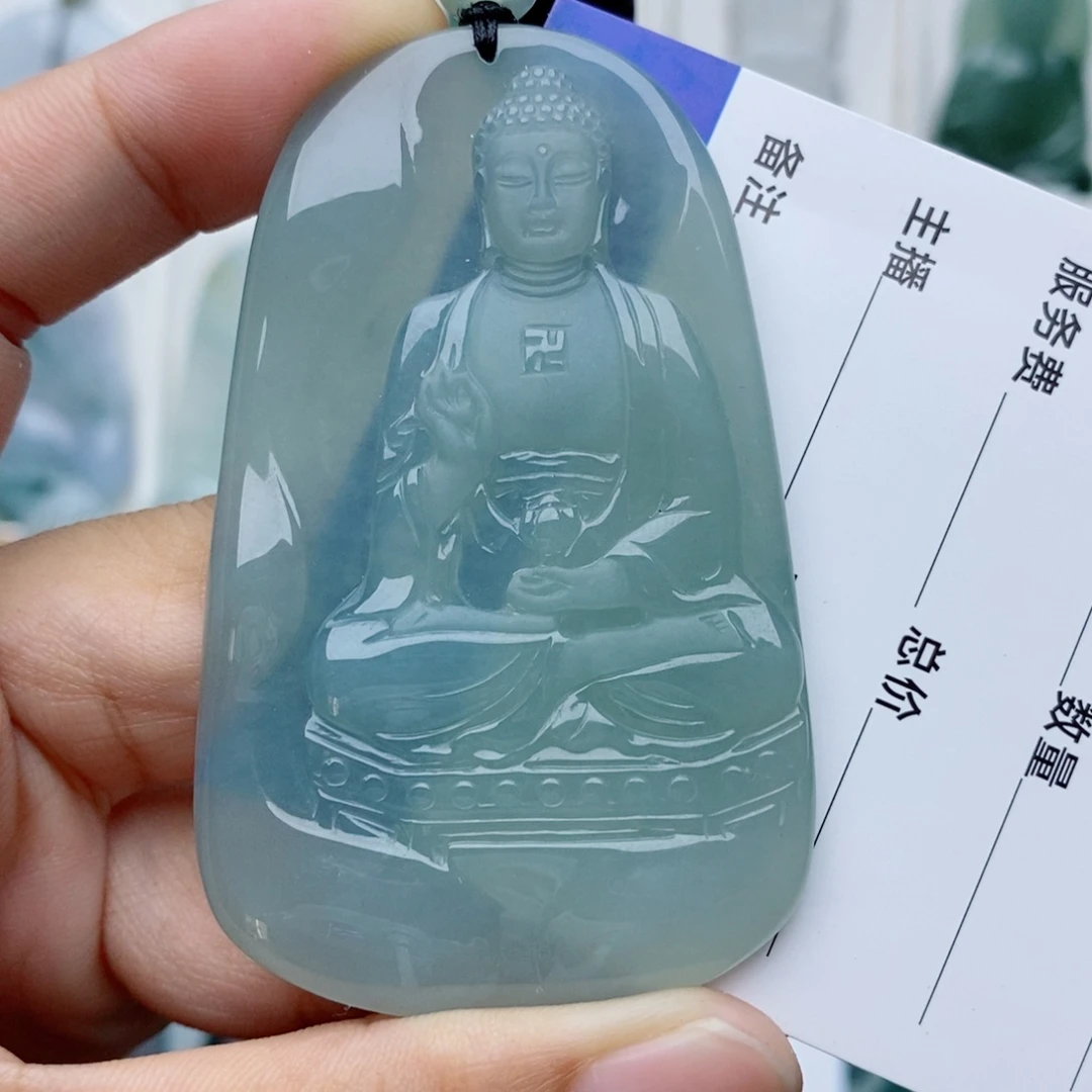 颈饰未镶嵌翡翠阿弥陀佛