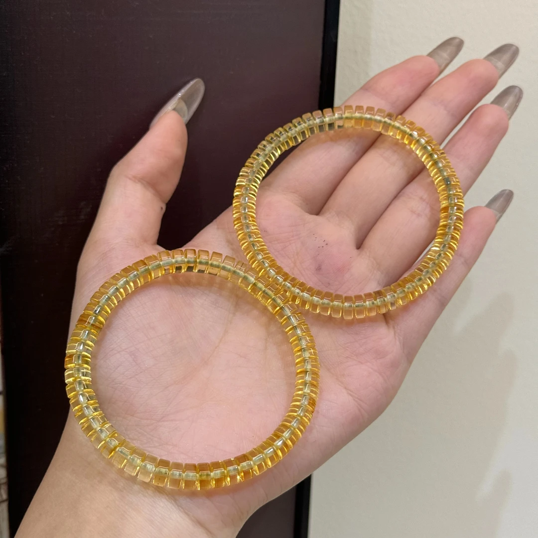 星俊 | 琥珀老型珠手串尺寸约6*2mm【多样性发一件 】 23-2JH246X18