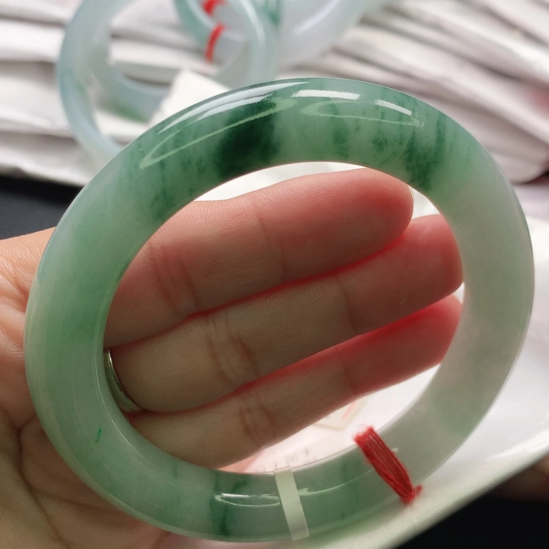 翡翠未镶嵌手镯缅甸57