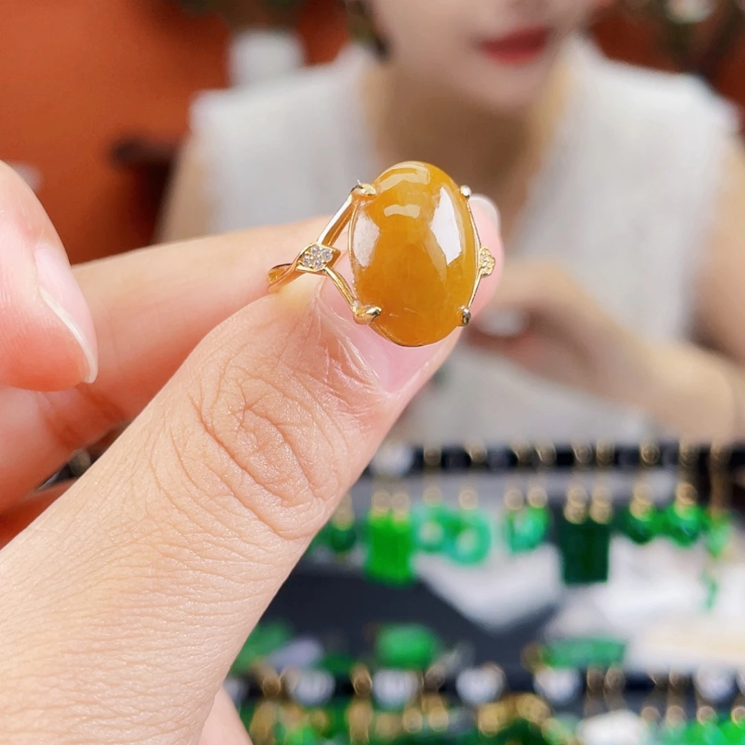 翡翠银S925镶嵌耳饰