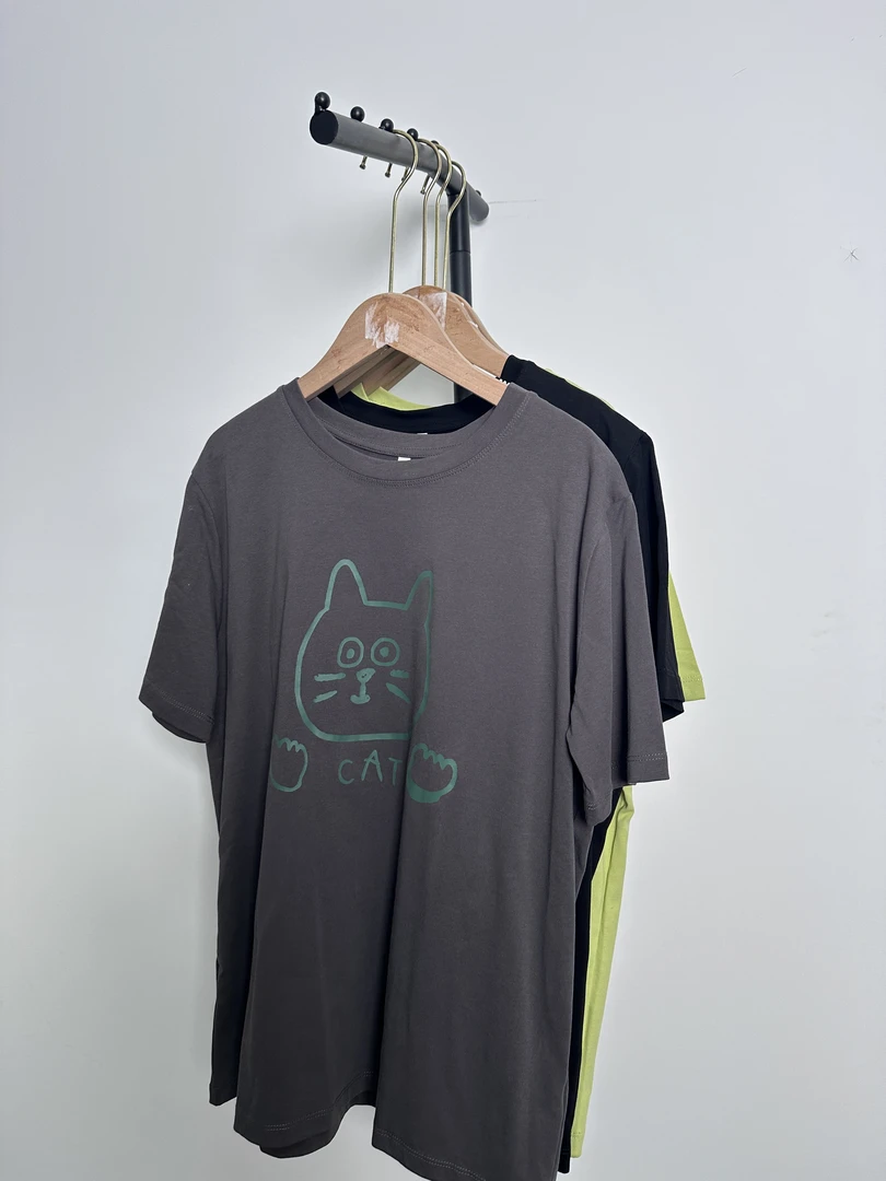 490 YIKE 夏季 印花 精梳棉T恤