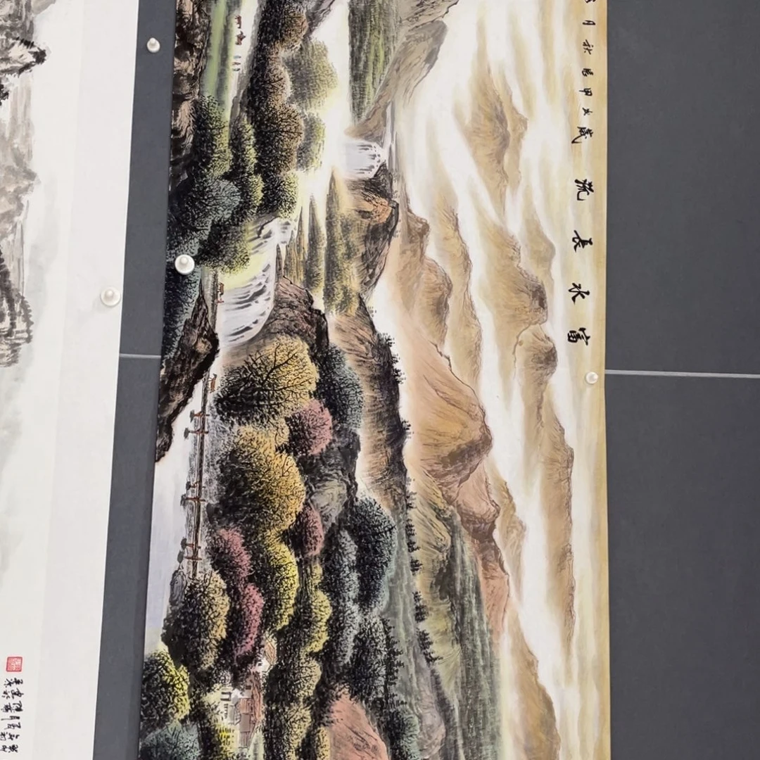 国画梁永亮老师绘画