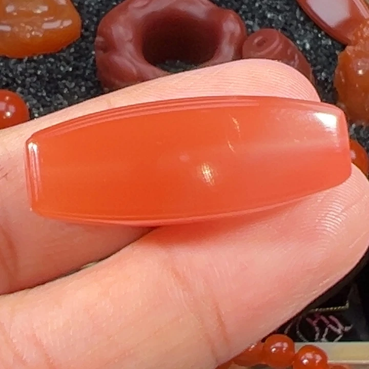 南红玛瑙未镶嵌四方勒子29.9*11.5*10.3mm