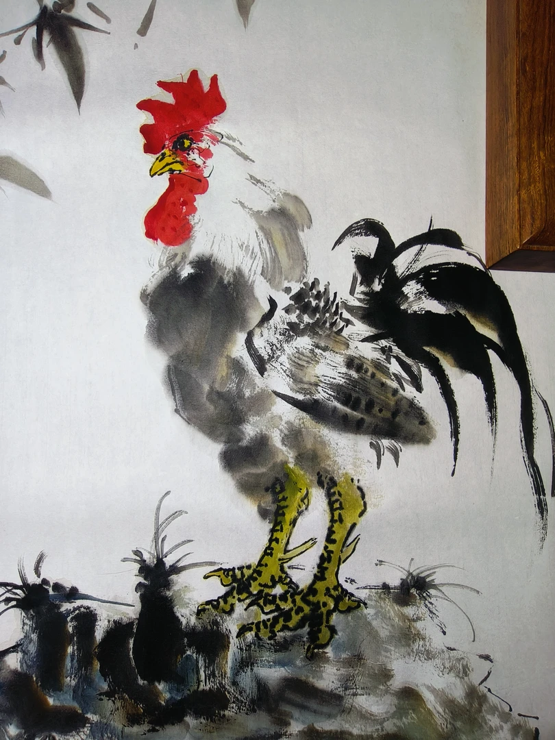 平安吉祥国画竹报平安阖家幸福适合软装装饰的挂画