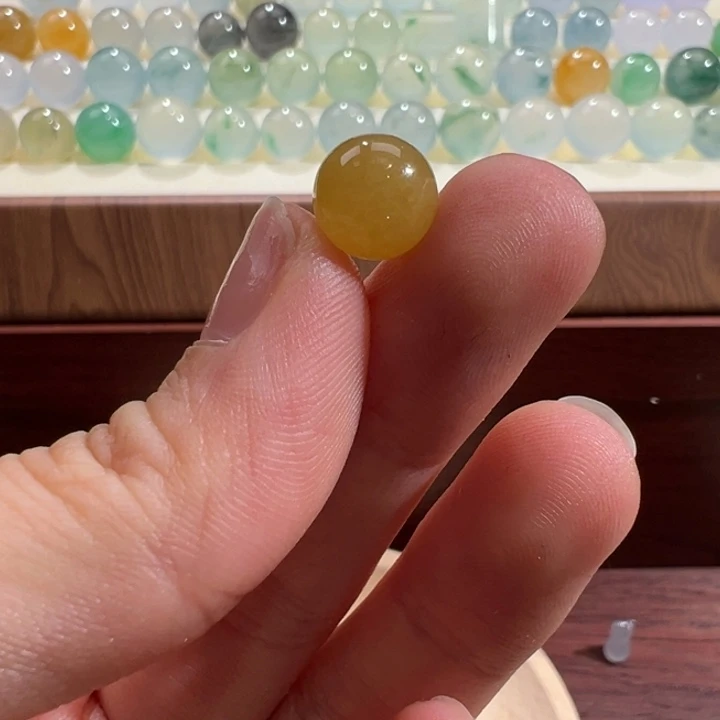 翡翠散珠天然缅甸翡翠A货9.0