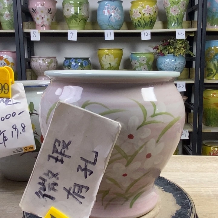 景德镇高温陶瓷花盆