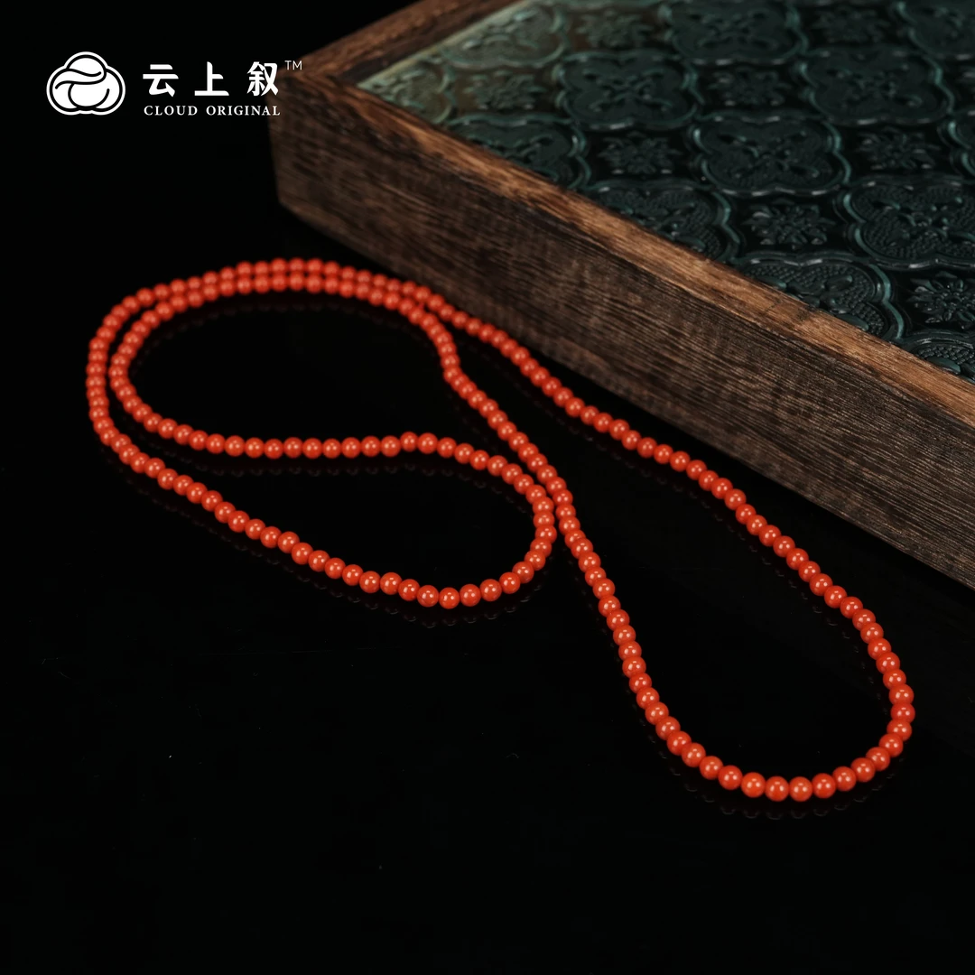 【云上叙】 11 QJD00300104 南红多圈手串-多样性发一件