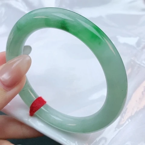 未镶嵌手镯翡翠53圆条881162