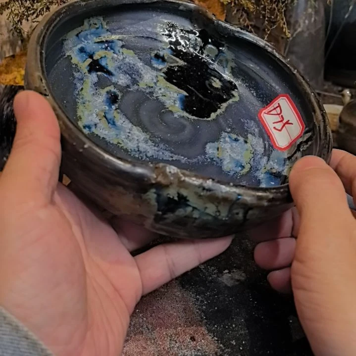 盘陶手工高温原矿窑变新品福利