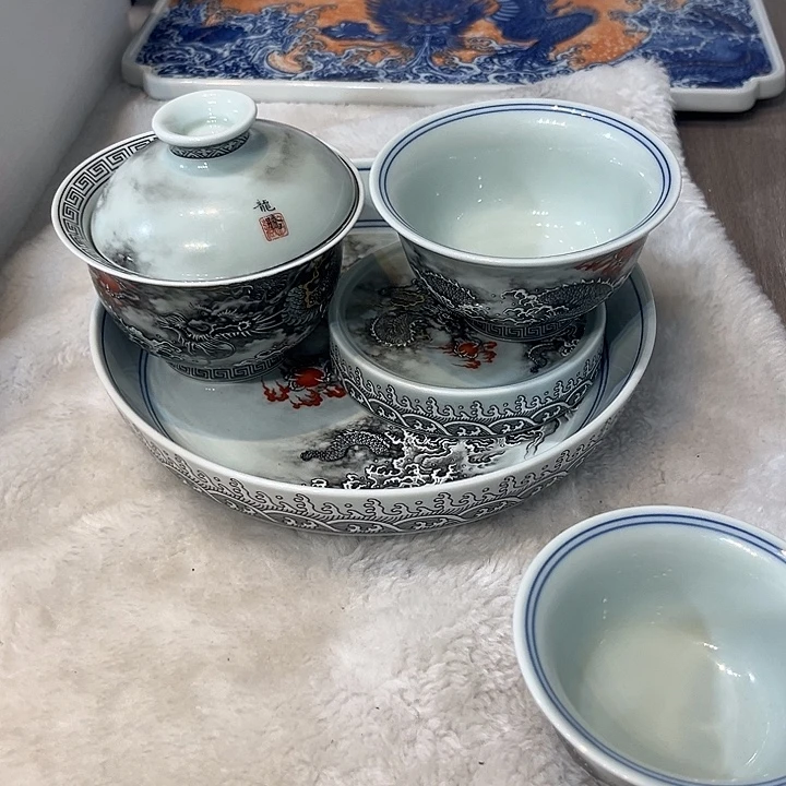 开***乐水墨腾龙5件套特价包邮