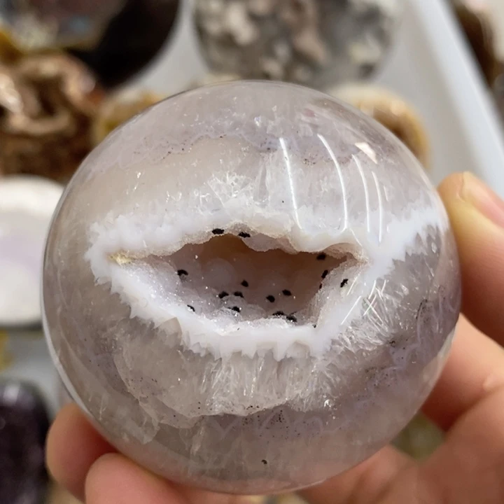 未镶嵌紫晶珠宝半成品