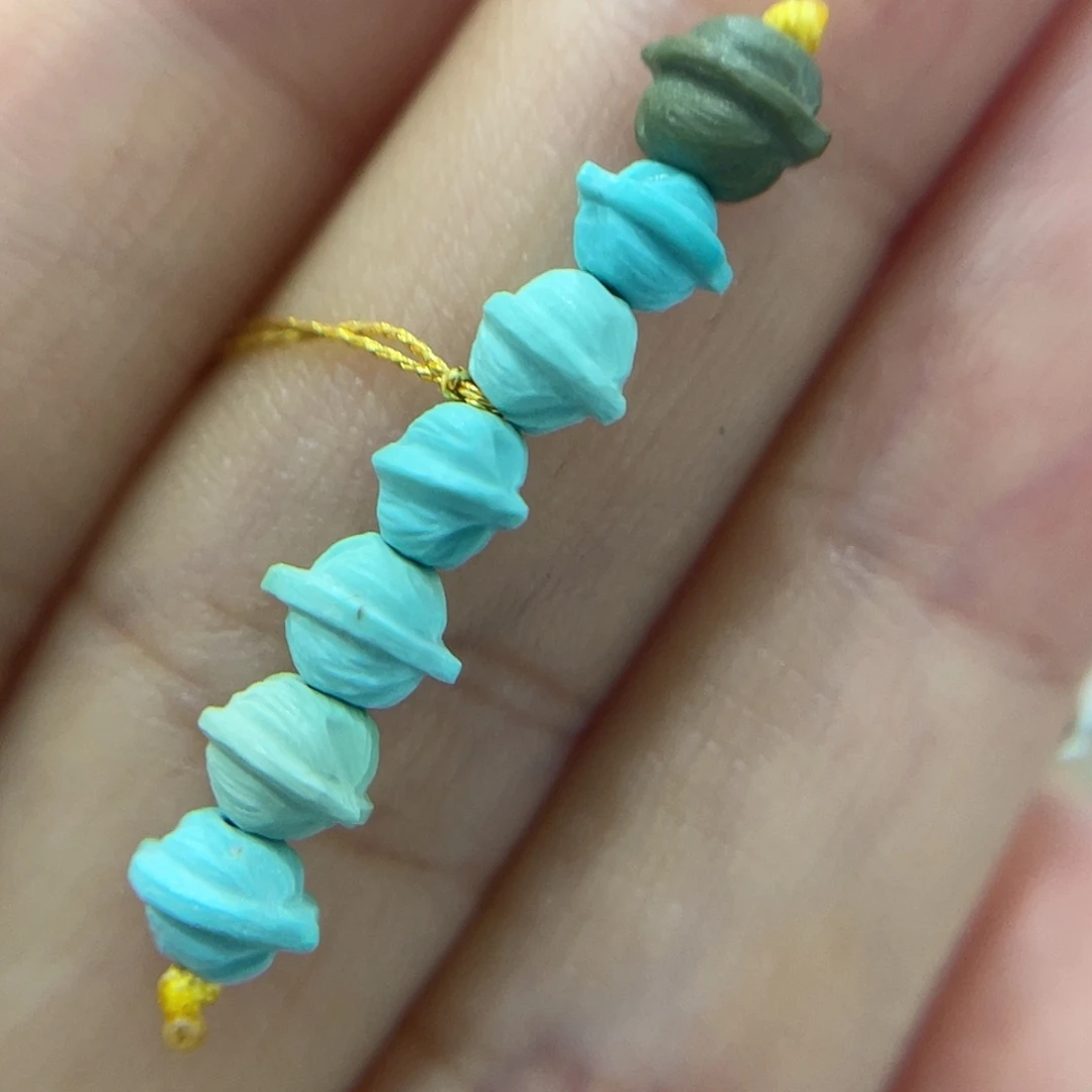 绿松石18K金镶嵌珠宝奇石