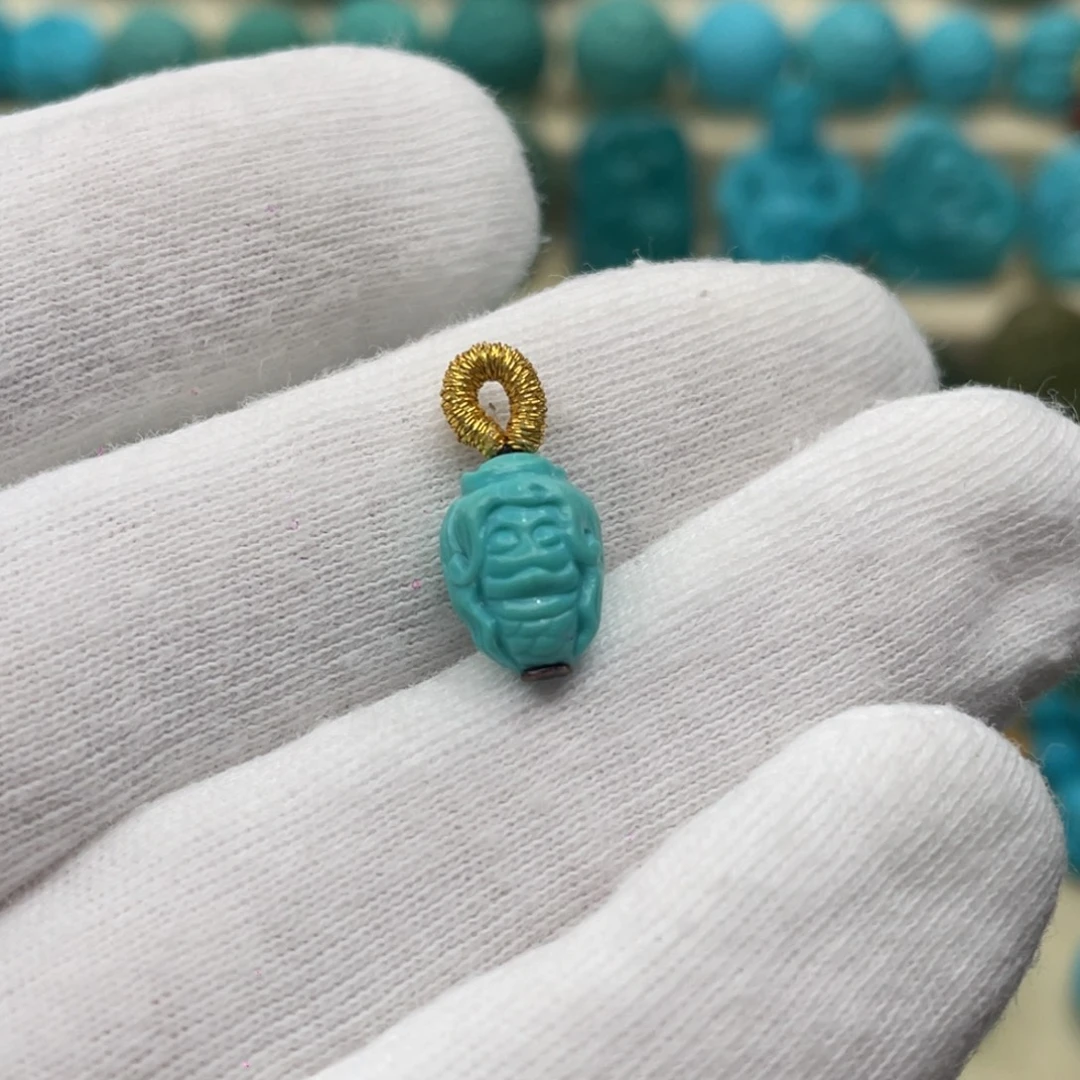 绿松石未镶嵌颈饰卡8