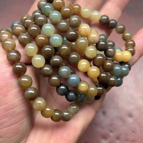 和田玉手串未镶嵌