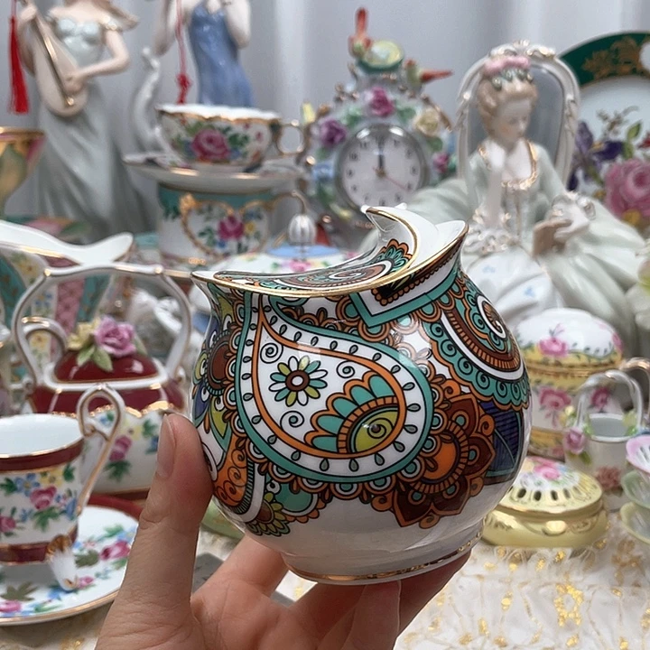 云***宝杯碟陶瓷摆件陶瓷微瑕