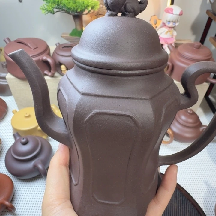 原矿老紫泥400cc仿老壶