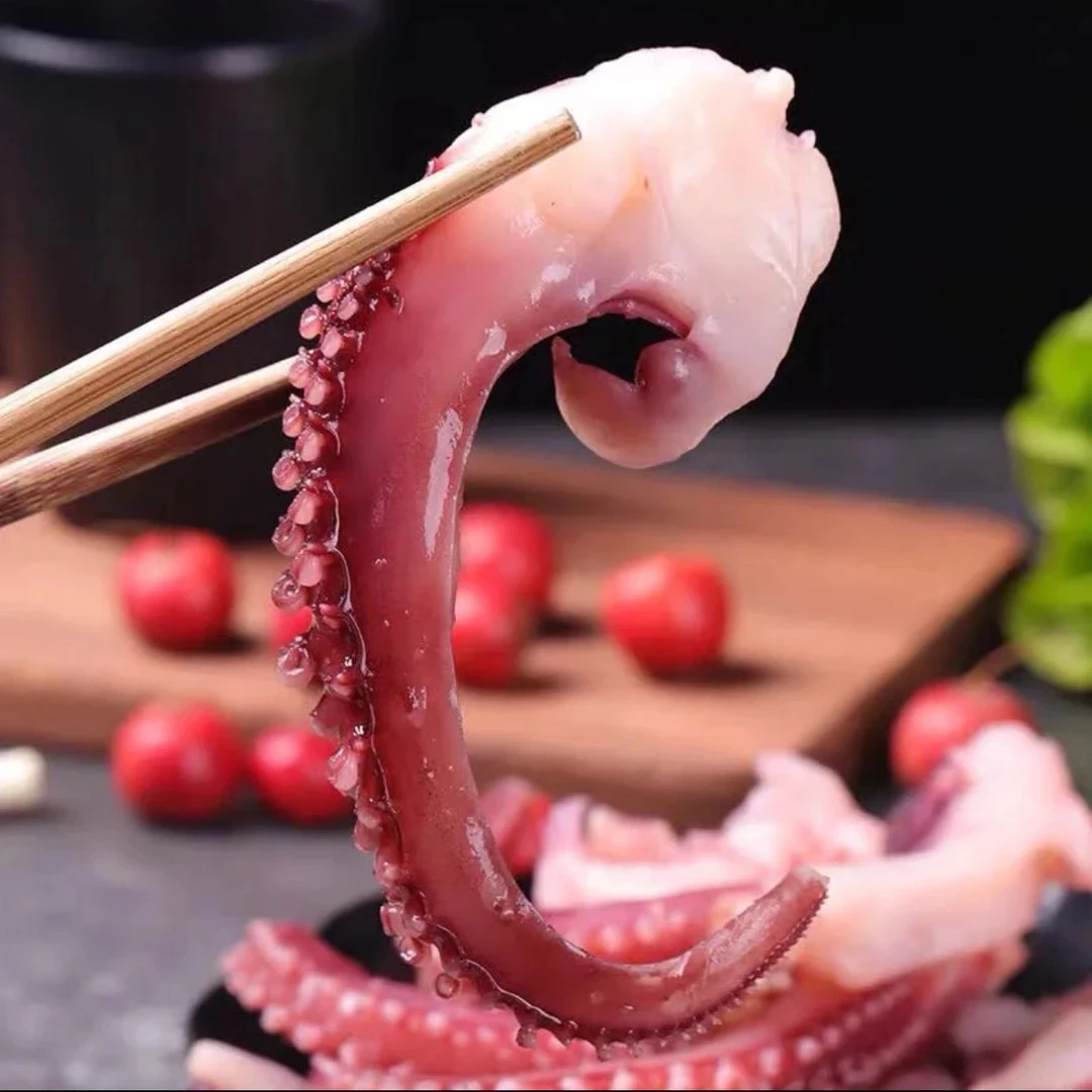 顺丰冷链发货新鲜开片大个鱿鱼须 4斤