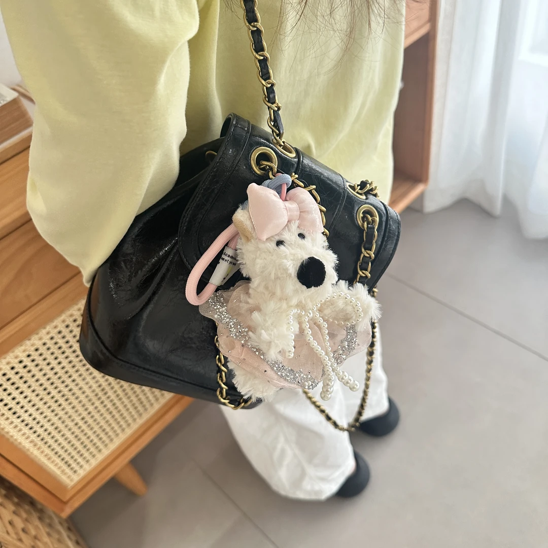 包包钥匙扣挂饰可爱潦草小狗公仔玩偶女生礼物